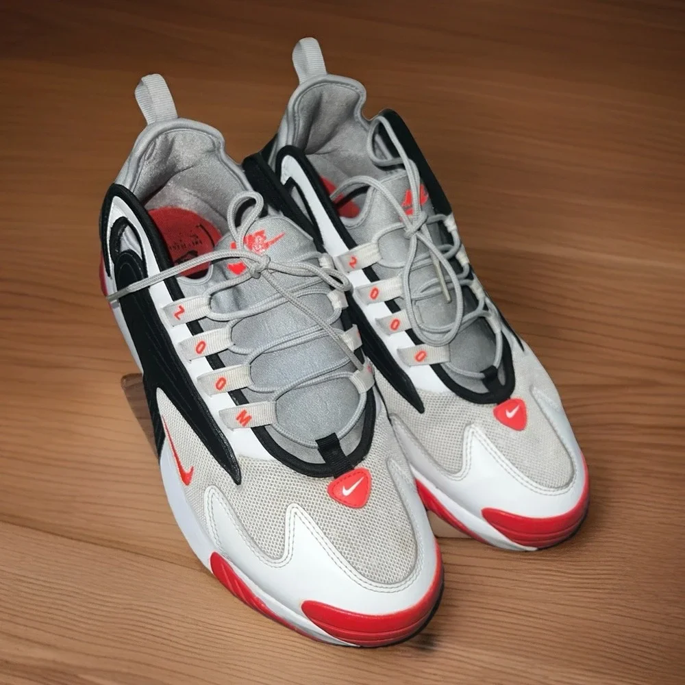 Nike Zoom 2K Grey Infrared Sneakers,‎ Men's Size 10